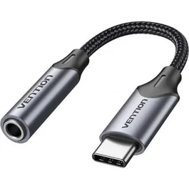 Vention Adaptador de Audio BGMHA USB Tipo-C a Jack 3,5 mm Gris